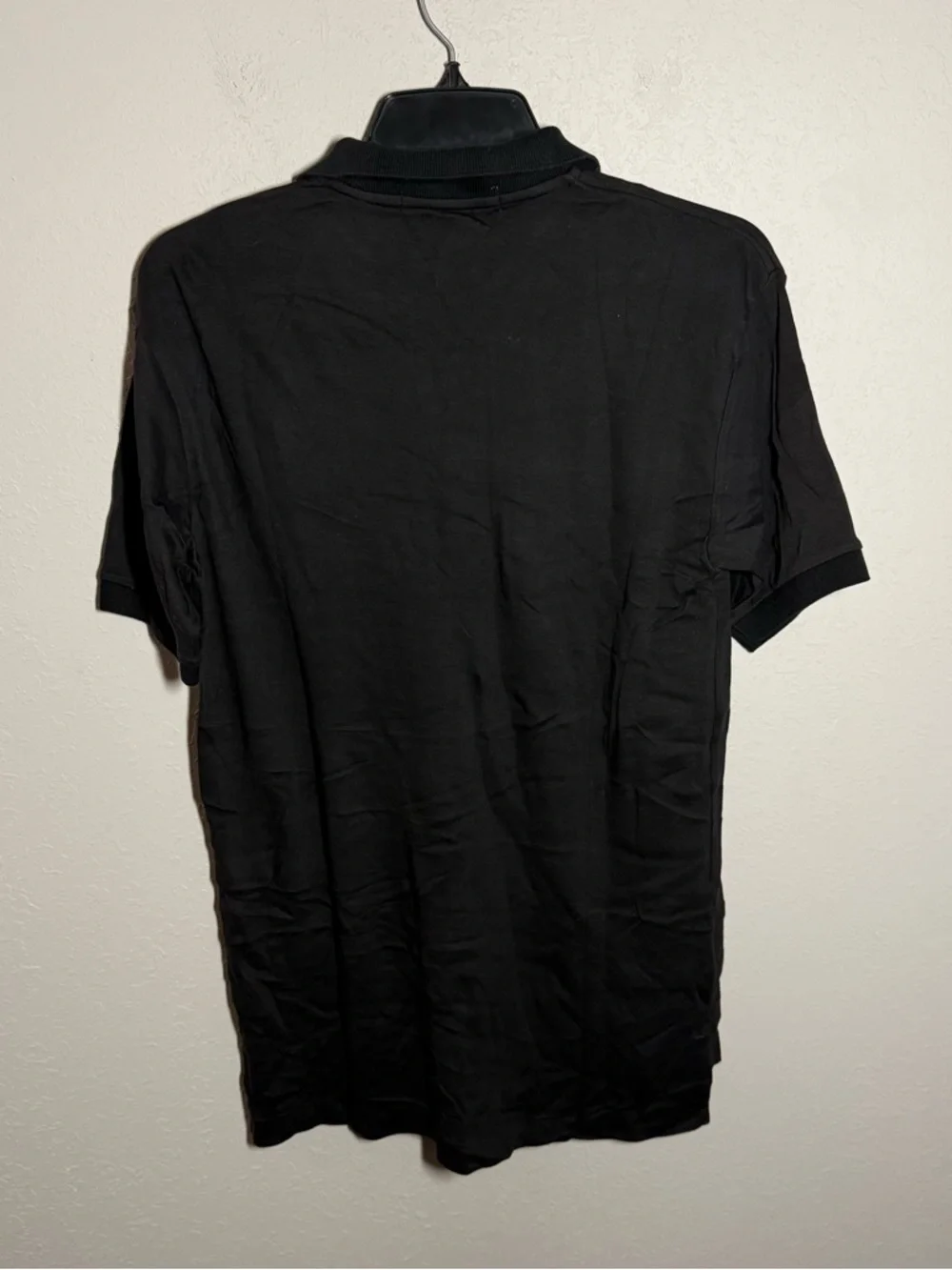 Men’s L Black Ralph Lauren Retro Preppy Lightweight Business Casual Polo Shirt